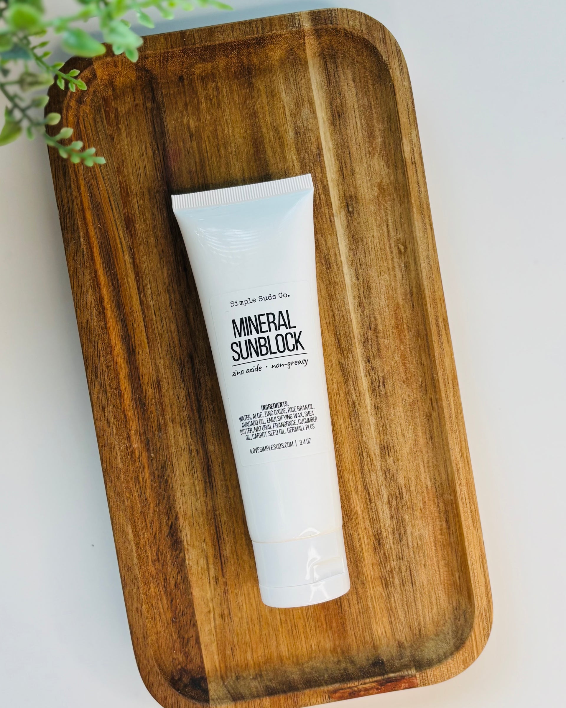 Mineral Sunblock - Simple Suds
