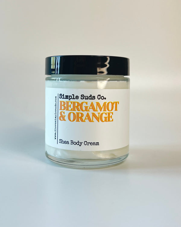 Bergamot & Orange Shea Cream - Simple Suds